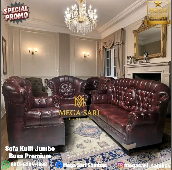Sofa Kulit Jumbo