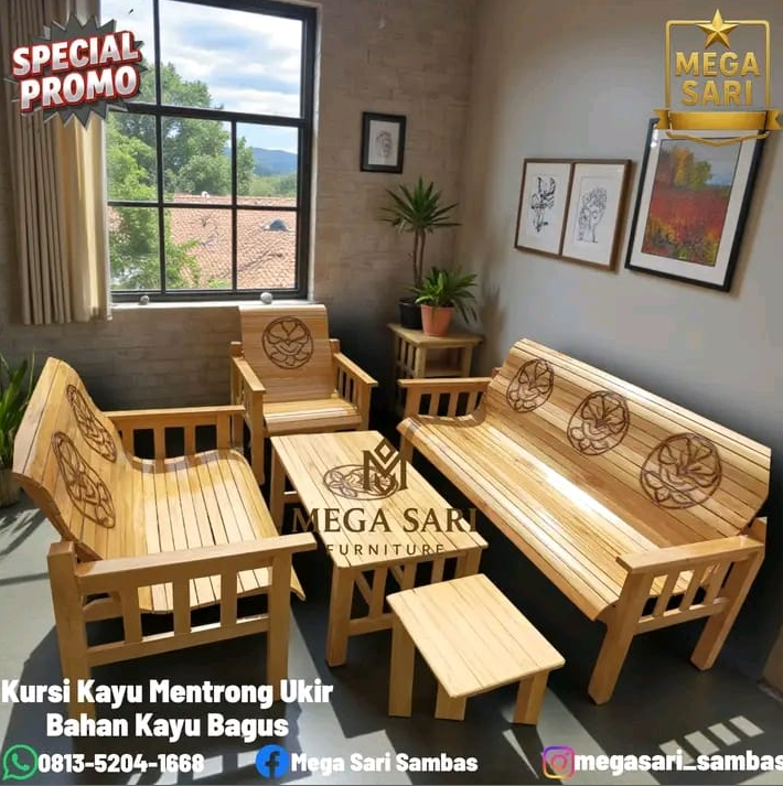 Kursi Kayu Metrong